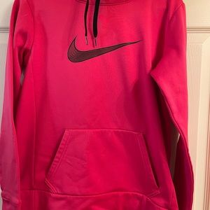 Nike hoodie hot pink size small